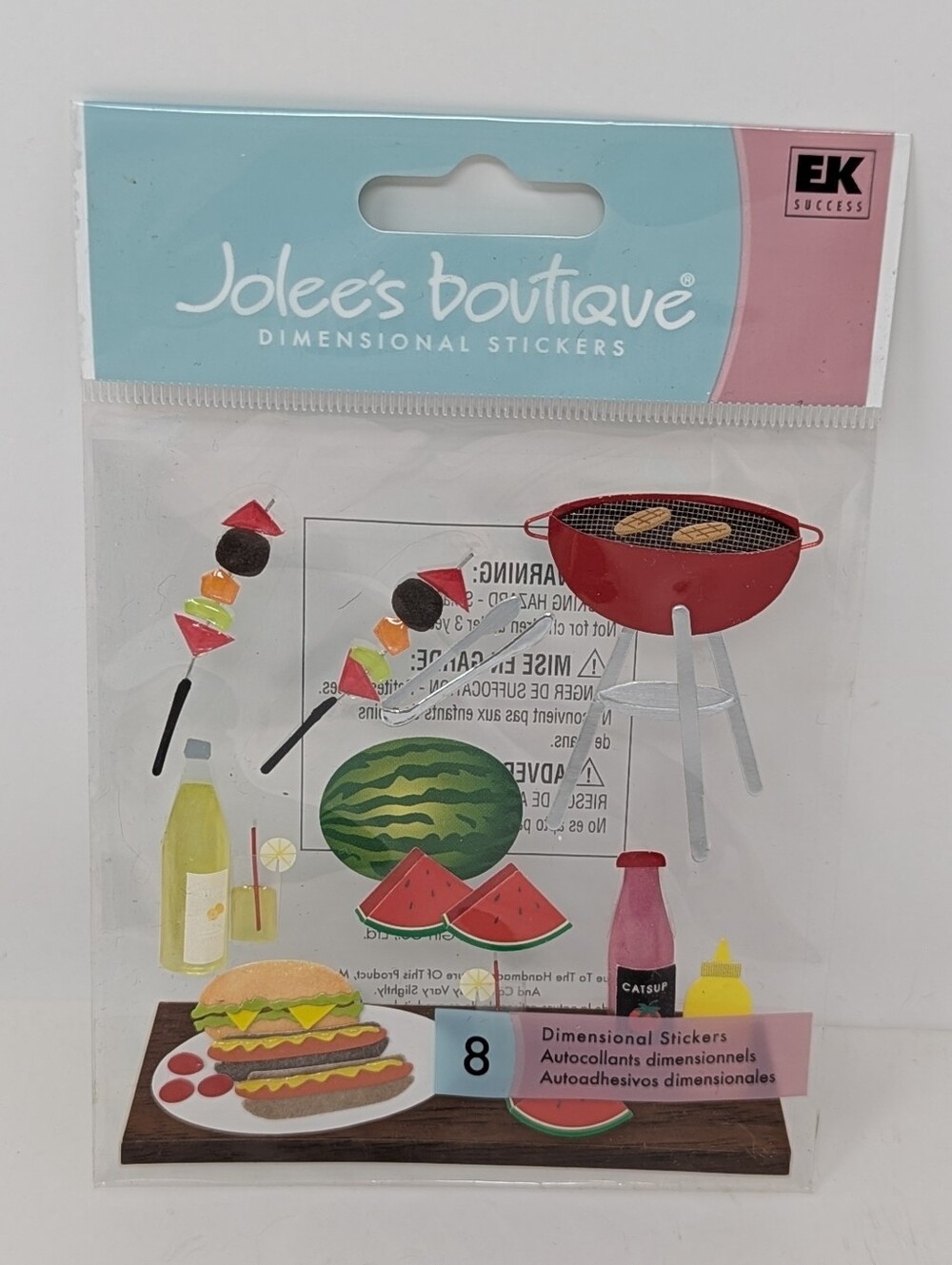 Jolee's Boutique Summer BBQ Dimensional Stickers
